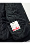 Long Sleeve Crew Neck Faux Leather Bomber College Jacket - 7