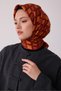 وشاح حريري بنمط هندسي 100% من التويل BE08-83 - 2