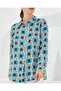 3721 Graphic Patterned Shirt - B.Blue - 2