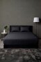 Cotton Striped Satin Elastic Sheet Set - 2