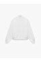Modal Fabric Regular Fit Long Sleeve High Collar Half Zipper Sweatshirt - 2