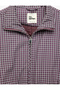 Drawstring Checked High Collar Long Sleeve Zippered Seasonal Jacket - 3