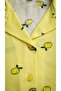 Children's Lemon Patterned Short Sleeve Pajama Set - 3
