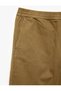 Cotton Pocketed Comfortable Cut Jogger Jean Trousers with Elastic Waist - 3