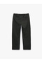Pique Fabric Pocketed Viscose Blended Elastic Waist Lace-Up Trousers - 2