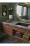 Stretching Dog Olive Green Toilet Paper Holder |   Decorative Toilet Paper Holder - 3