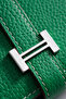Genuine Leather Large Size Women's Wallet Green with Language Detail Lv910118 - 3