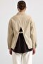 Snap Fastener Garni Detailed Sports Jacket Bej 8293 - 8