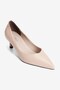 Women's High Heel Shoes Stiletto Pointed Toe Short Heel Fern Beige - 4
