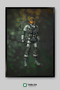 Snake Solid Game Character Snake Framed Decorative Mdf Table - 2