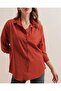 3900 Oversize Long Basic Shirt - Tile - 2