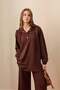 Anita Snap Detail Set Brown - 3