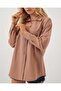 3900 Oversize Long Basic Shirt - Camel - 2