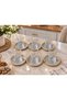 Tea Set for 6 Persons You Will Love It, Non-Scratch Steel Plate, Anthracite Fashion Color, Designed for You - 3