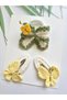 Zarafet Handmade Luxury Elegance 3-Piece Handmade Knitted Hair Accessory Set Suitable for All Age Groups