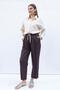 Elastic Waist Wide Leg Pants - 5