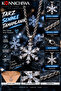 Snowflake Ice Crystal Necklace – Stone Detailed Design with Gold and Silver Color Options - 2