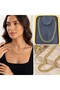💎   Premium Shiny and Stylish Gold Color Thick Chain 316L Steel Women's Necklace (45cm)