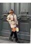 Zippered Bomber Jacket and Mini Skirt Premium Leather Set - 2