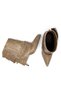 Women's Mink Layered Design Stylish Heeled Boots with Tassels on the Back and Double Belt - 5