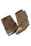 Women's Mink Layered Design Stylish Heeled Boots with Tassels on the Back and Double Belt - 4