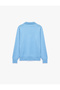 Regular Fit Long Sleeve Light Stand Collar Viscose Knit Sweater - 2