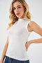 Women's Sleeveless Body 4348 - Ecru - 3