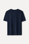 Men's Navy Blue Comfort Fit Crew Neck T-Shirt - 2