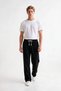 Muslin Look Baggy Sweatpants with Wide Legs and Comfortable Fit