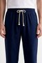 Muslin Look Baggy Sweatpants with Wide Legs and Comfortable Fit