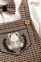 Baby Boy 4-Piece Set Teddy Bear Detailed Salopet Bow Tie T-Shirt and Hat 0 3 6 9 12 Months - 4
