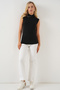 Women's Sleeveless Bodysuit 4348 - Black