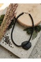 Men's Black Pearl Necklace - 2