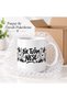 A Pinch of Joy Written Porcelain Mug 300 ml – Cute Cat and Flower Patterned Gift Coffee Tea Cup