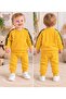 Cotton Comfortable Fit Top and Bottom Two-Piece Baby Pajama Set - 6