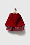 Luna Cape Plaid Patterned Baby Girl Dress - 3
