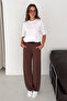 Women's Plain 3 Thread Baggy Loose Fit Sweatpants