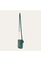 Women's Green Leather Look Phone Bag - 2