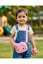 Waterproof Pink Silicone Cat Crossbody Bag & Mini Glitter Storage Case Set for Kids - 4