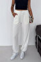 Women's Plain 3 Thread Baggy Loose Fit Sweatpants - 2