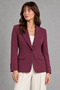 Women's Single Button Lined Blazer Jacket