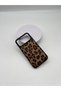 iPhone 17 Pro Compatible Fluffy Leopard Patterned Soft Textured Premium Case with Camera Protection