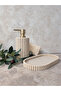 Polyresin Soap Dish with Gold Head and Oval Polyresin Stand Set - 4