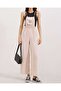 7023 strap gardener overalls - beige - 2
