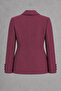 Women's Single Button Lined Blazer Jacket - 2