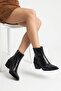 Women's Thick Heeled Boots Black Yanki - 3