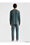 Regular Fit Printed Men's Pajama Set (W6) - 4