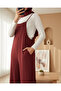 7019 Strappy Gardener Overalls - Claret Red