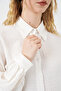 Women's Textured Oversize Tunic 5989 - White - 4