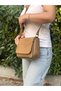 Genuine Leather, Crossbody Strap, Casual Bag, Women's Shoulder Bag, Tan, 24*20*8 cm - 3